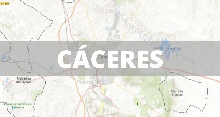 Mapa Catastral de Cáceres 