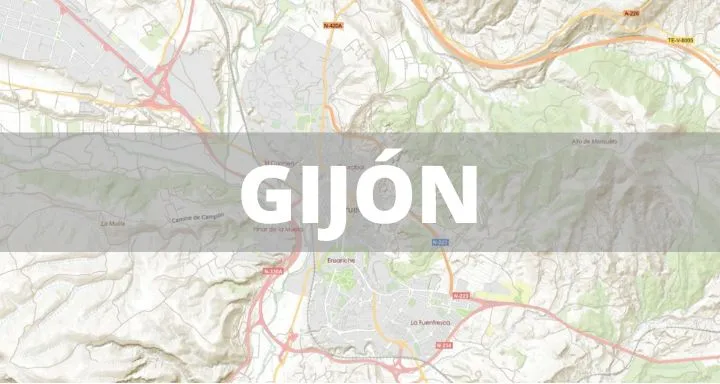 Mapa Catastral de Gijon 